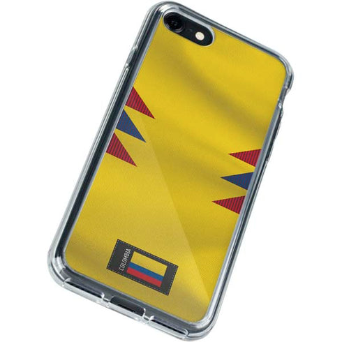 Colombia Soccer Flag iPhone SE (2nd & 3rd Gen) Clear Case